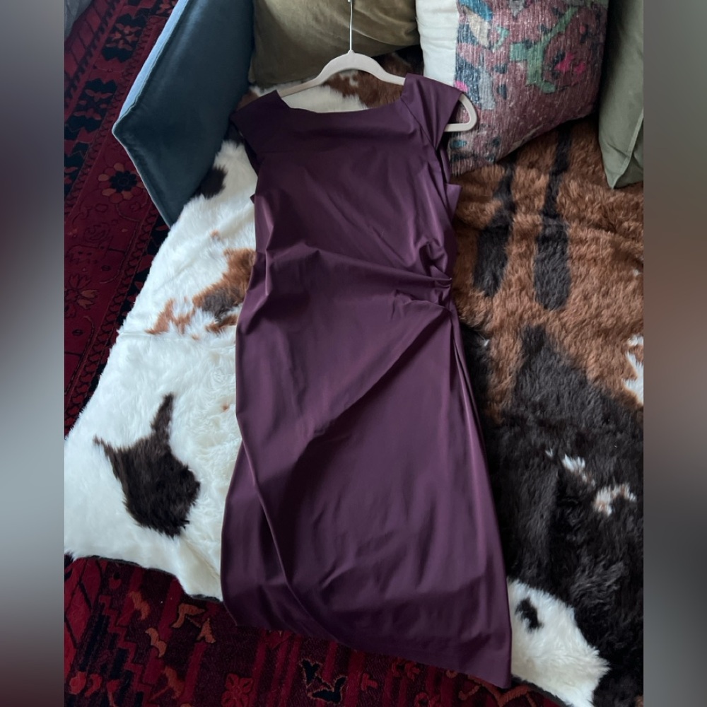 Maroon Diane von Furstenberg dress